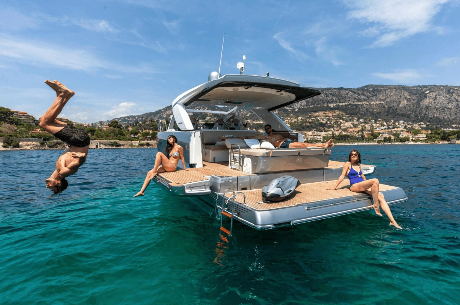 On the water